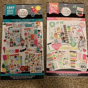 The happy planner sticker books